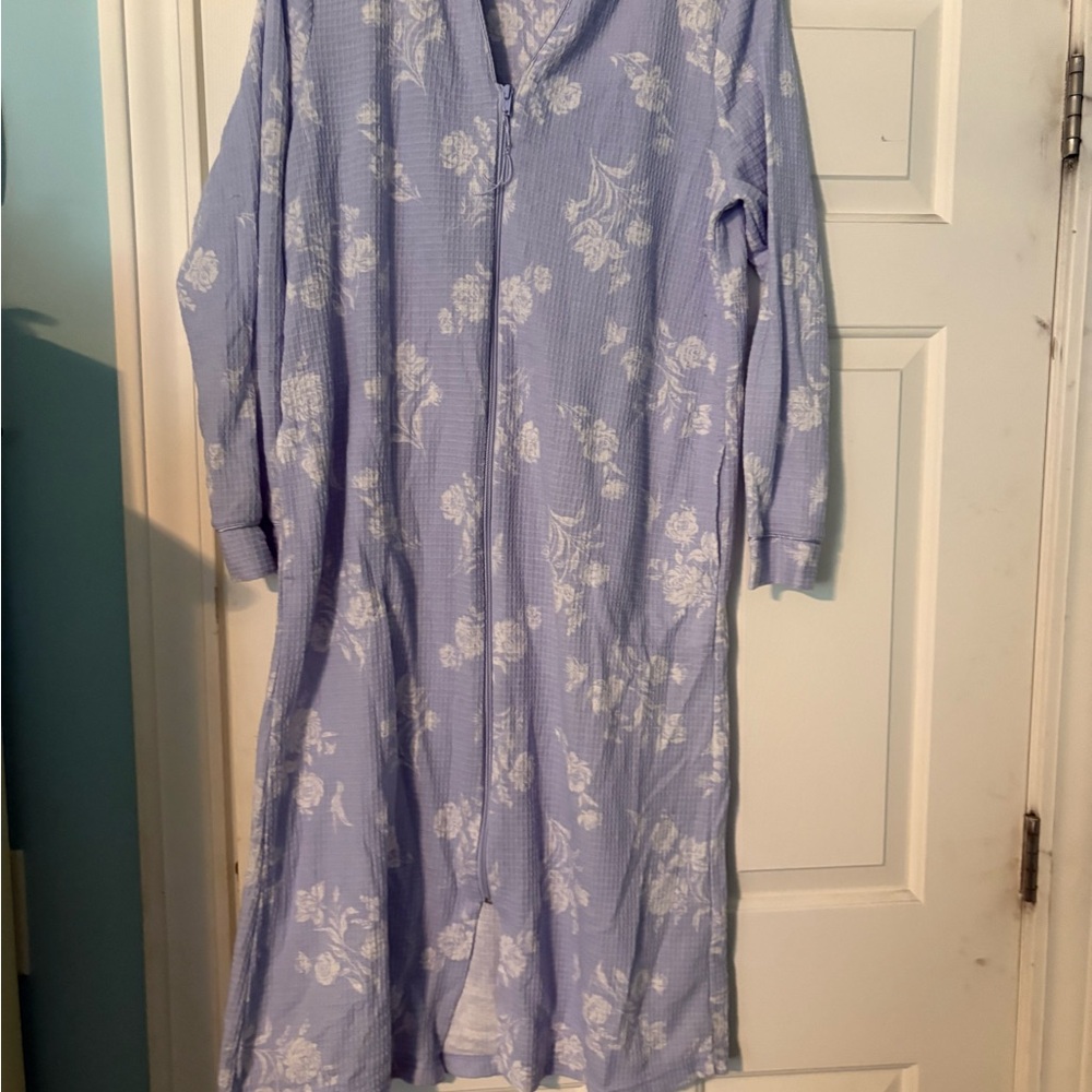 Laura Ashley Blue Floral Nightgown